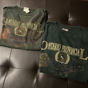 Vintage 90’s Pine Green OPP Graphic Tees